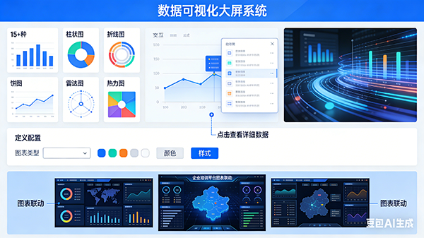 数据大屏系统界面