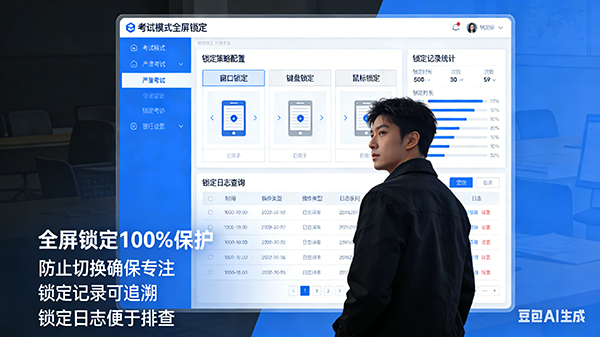 严肃考试客户端界面